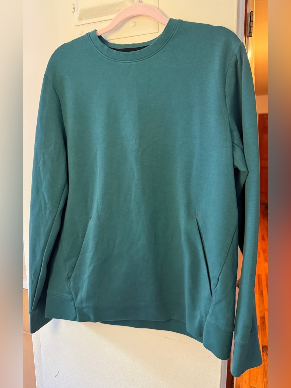 Old Navy Men’s Active Dark Teal Fleece Pullover size Large
